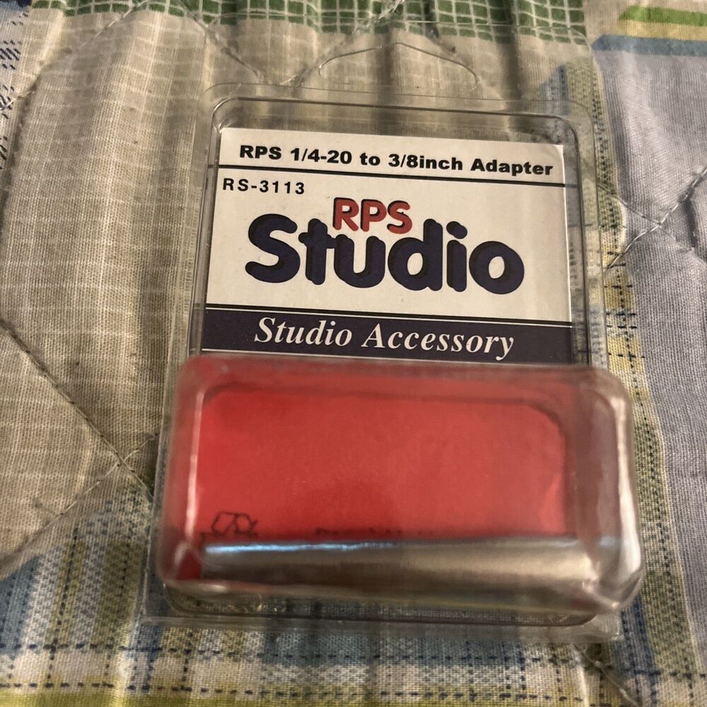 RPS Studio RPS 1/4 - 20 to 3/8 inches Adapter Made In China New In Package